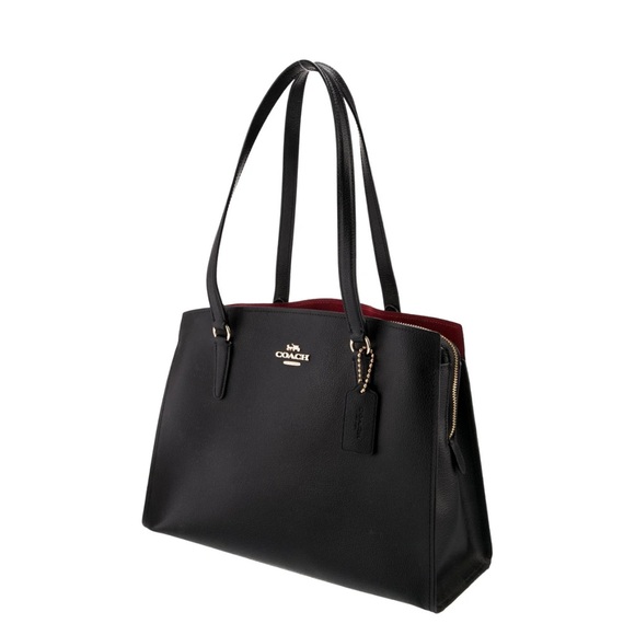 Coach Black Leather Shoulder Bag - Picture 11 of 13